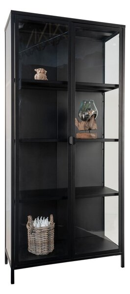 Vetrina in metallo nero 80x175 cm Brisbane - House Nordic