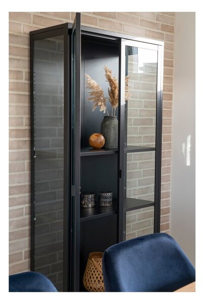 Vetrina in metallo nero 80x175 cm Brisbane - House Nordic