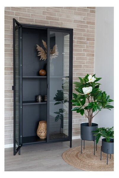 Vetrina in metallo nero 80x175 cm Brisbane - House Nordic
