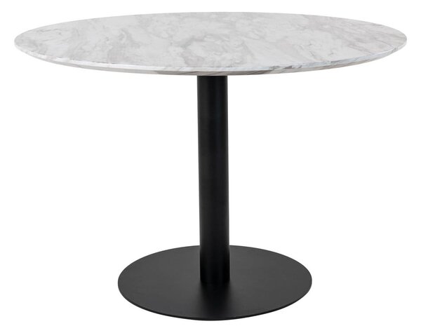 Tavolo da pranzo rotondo con piano in marmo ø 110 cm Bolzano - House Nordic