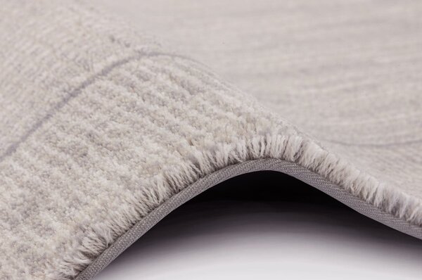 Tappeto in lana beige 200x300 cm Linea - Agnella