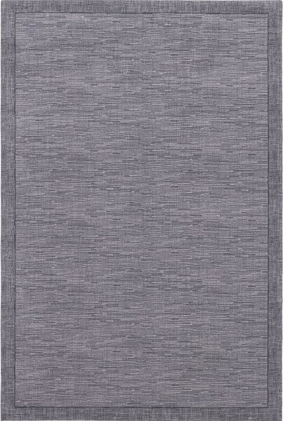 Tappeto in lana grigio scuro 133x180 cm Linea - Agnella