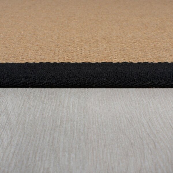 Runner in iuta di colore naturale 60x800 cm Kira - Flair Rugs