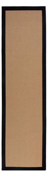 Runner in iuta di colore naturale 60x800 cm Kira - Flair Rugs