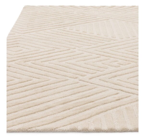 Tappeto in lana crema 200x290 cm Hague - Asiatic Carpets