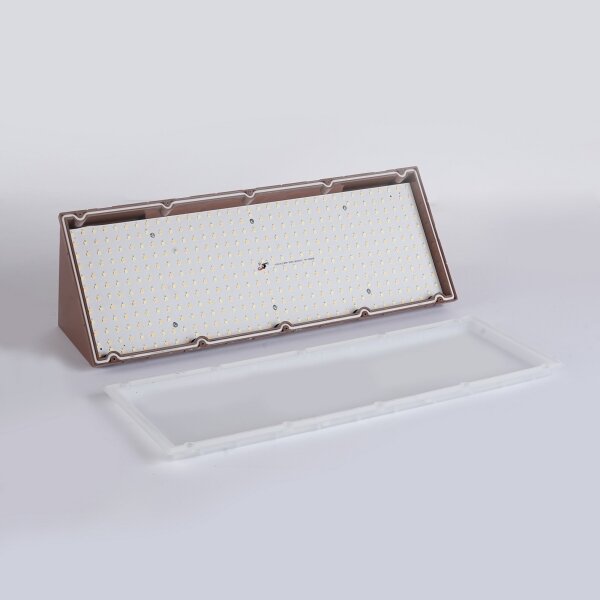 Brilagi - Applique da esterno LED TRIANGLE LED/42W/230V marrone IP65