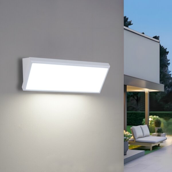 Brilagi - Applique da esterno a LED TRIANGLE LED/42W/230V bianca IP65