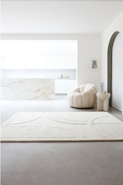 Tappeto in lana bianca 120x170 cm Olsen - Asiatic Carpets