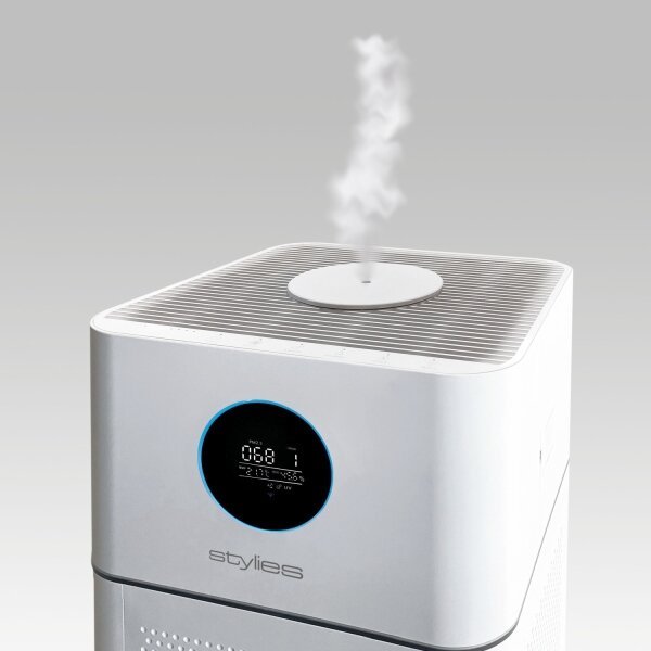 Stylies - Purificatore d'aria con umidificatore ALPHA 68W/230V Wi-Fi bianco