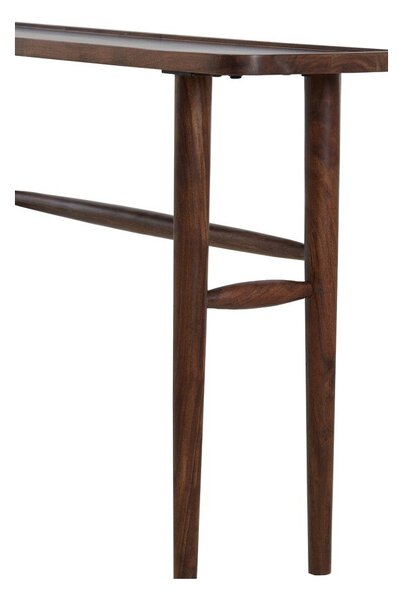 Consolle in acacia massiccia marrone 30x120 cm Qiano - Light & Living