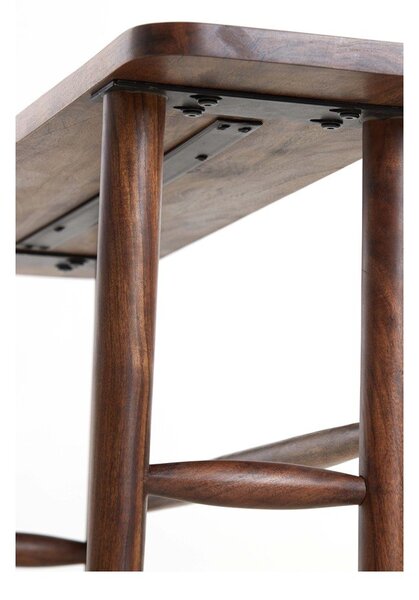 Consolle in acacia massiccia marrone 30x120 cm Qiano - Light & Living