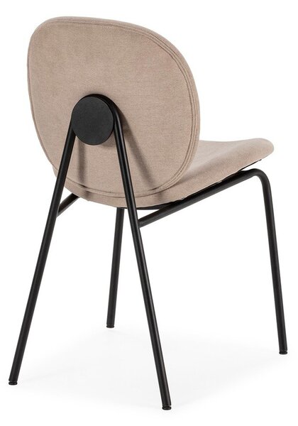 Sedie da pranzo beige in set di 2 Cori - Marckeric