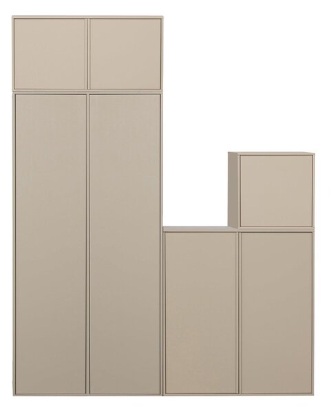 Armadio modulare in legno di pino crema 50x200 cm Daily - vtwonen