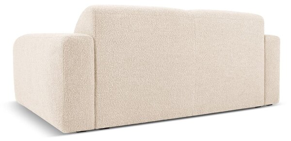 Divano in tessuto bouclé beige 170 cm Molino - Micadoni Home