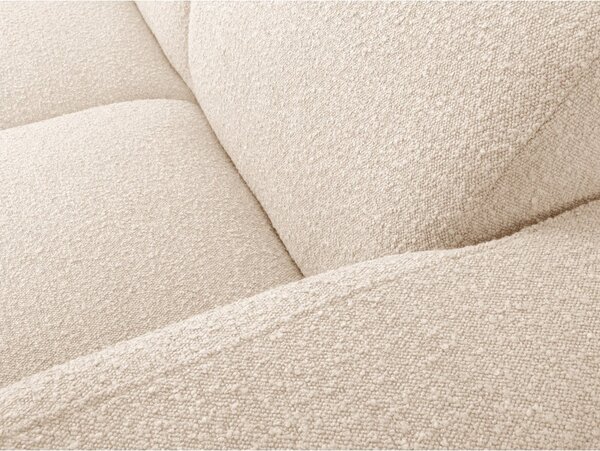 Divano angolare beige in tessuto bouclé (angolo destro) Molino - Micadoni Home