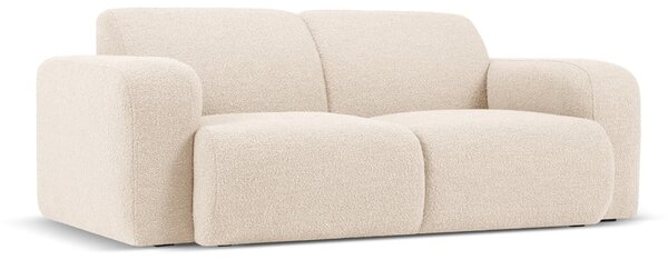 Divano in tessuto bouclé beige 170 cm Molino - Micadoni Home