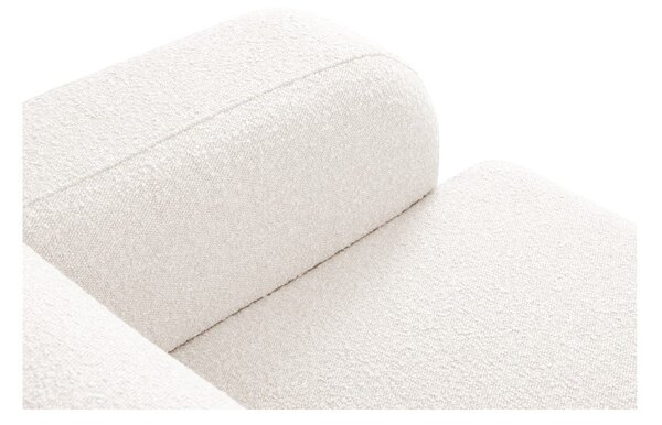 Divano bouclé bianco 235 cm Molino - Micadoni Home