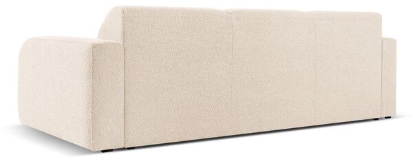 Divano in tessuto bouclé beige 235 cm Molino - Micadoni Home
