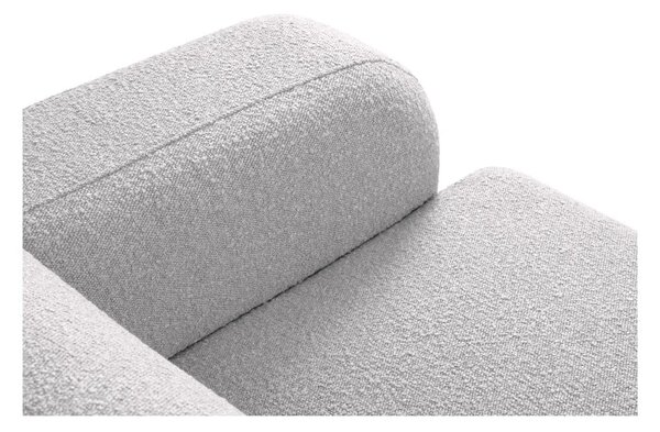Poltrona grigio chiaro in tessuto bouclé Molino - Micadoni Home