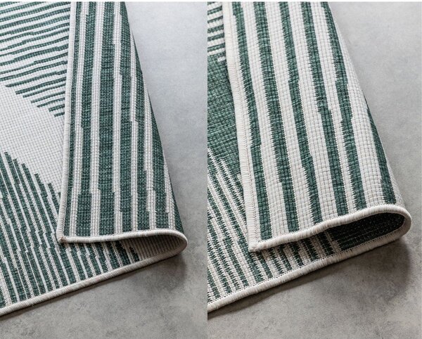 Tappeto per esterni verde crema 120x170 cm Gemini - Elle Decoration