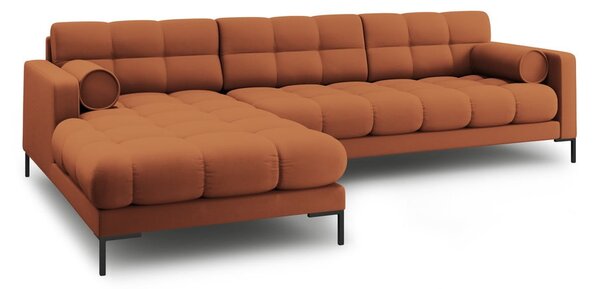 Divano angolare color mattone (angolo sinistro) Bali - Cosmopolitan Design