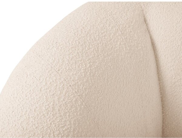 Divano bouclé crema 210 cm Essen - Cosmopolitan Design