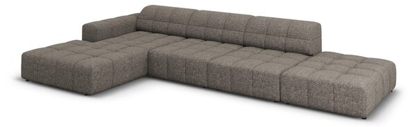 Divano angolare in grigio scuro (con penisola a sinistra) Chicago – Cosmopolitan Design