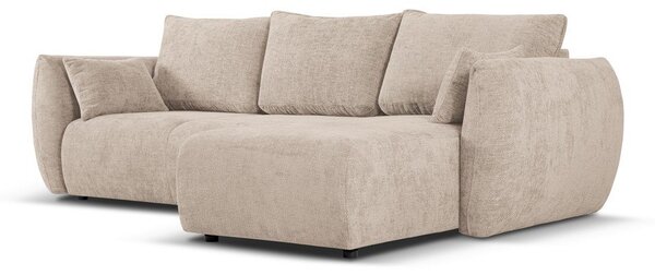 Divano angolare beige (angolo destro) Matera - Cosmopolitan Design