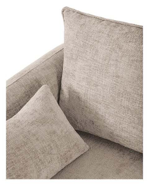 Divano angolare beige (angolo destro) Matera - Cosmopolitan Design