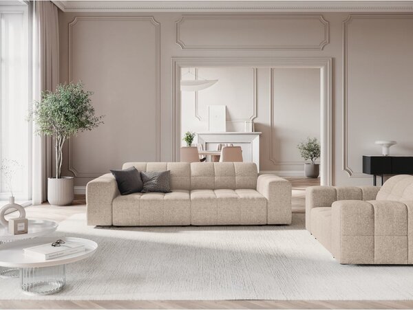 Divano beige 204 cm Chicago - Cosmopolitan Design