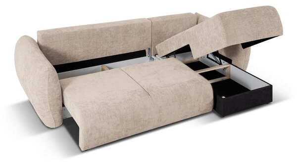 Divano angolare beige (angolo destro) Matera - Cosmopolitan Design