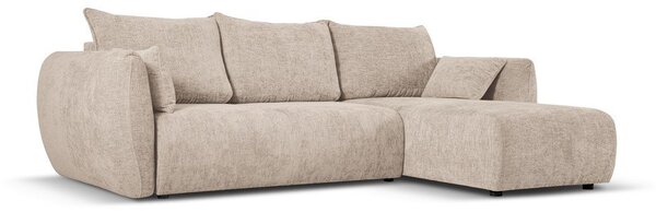Divano angolare beige (angolo destro) Matera - Cosmopolitan Design