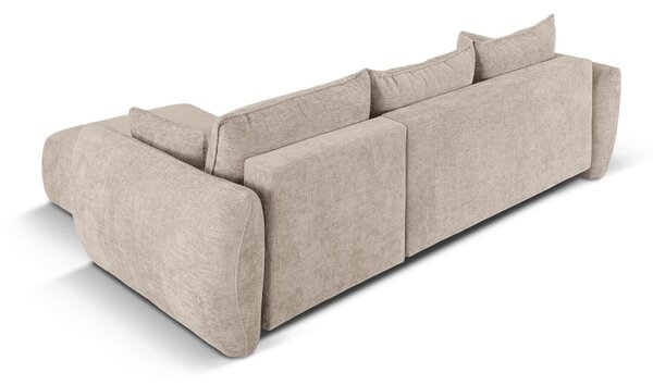 Divano angolare beige (angolo destro) Matera - Cosmopolitan Design