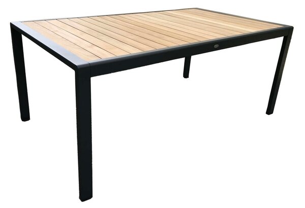 Set da pranzo da giardino in metallo grigio per 6 persone Annecy - Rojaplast