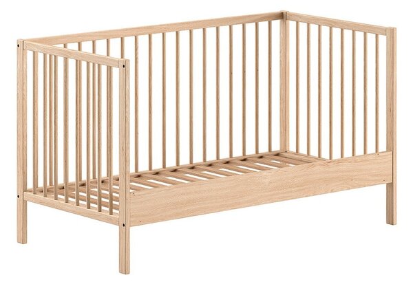 Lettino di colore naturale in pino massiccio 70x140 cm DINO – Vipack