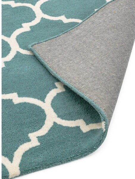 Tappeto in lana blu tessuto a mano 120x170 cm Albany - Asiatic Carpets
