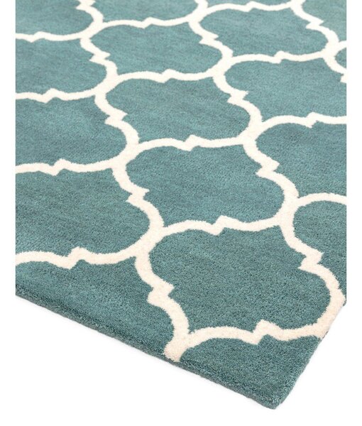 Tappeto in lana blu tessuto a mano 120x170 cm Albany - Asiatic Carpets
