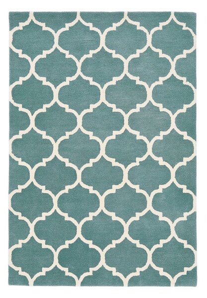 Tappeto in lana blu tessuto a mano 120x170 cm Albany - Asiatic Carpets