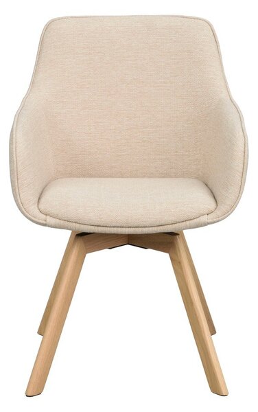 Set di sedie da pranzo beige in imbottito 2 pz Alison – Rowico