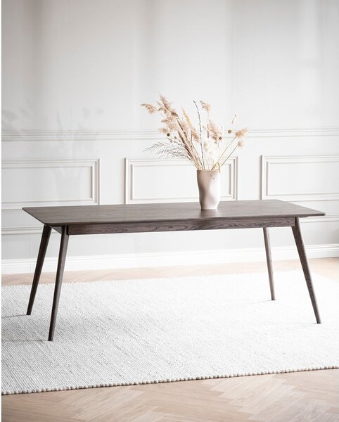 Tavolo da pranzo pieghevole in rovere marrone scuro 90x190 cm Yumi - Rowico