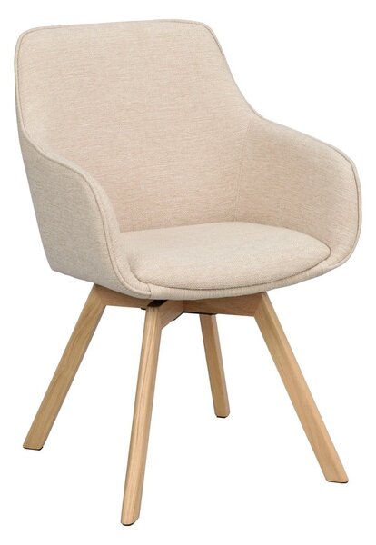 Set di sedie da pranzo beige in imbottito 2 pz Alison – Rowico