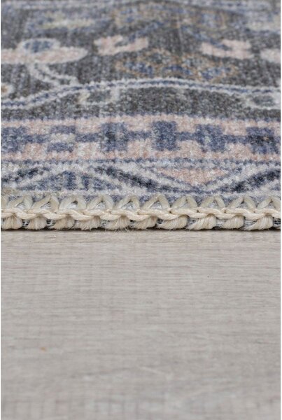 Passatoia lavabile verde con fibra riciclata 60x230 cm Windsor - Flair Rugs