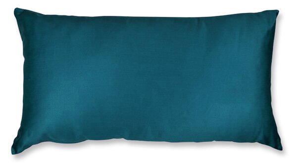 Federa cuscino in cotone con juta Aqu 30x50 Blu