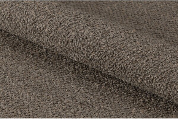 Poltrona relax grigio-marrone in tessuto bouclé London - Actona