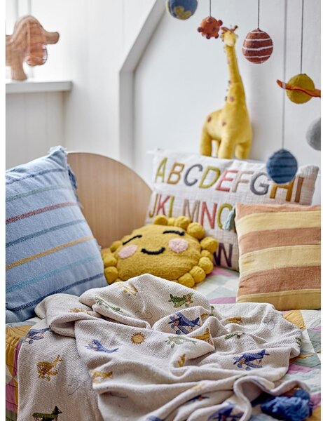 Coperta panna 130x160 cm Plane - Bloomingville Mini