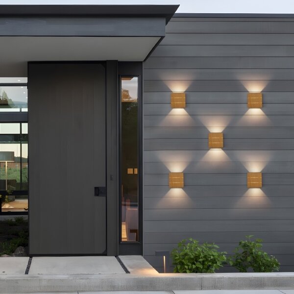 Immax 08522L - Lampada da parete per esterni LUXLINE LED/6W/230V 3000K IP54 rovere
