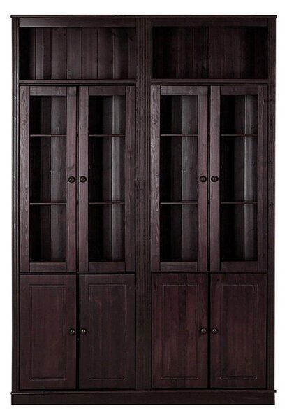 Vetrina in legno di pino marrone 148x223 cm Anita - Støraa