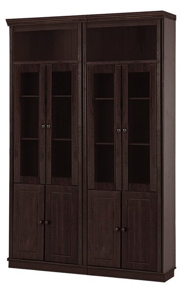 Vetrina in legno di pino marrone 148x223 cm Anita - Støraa