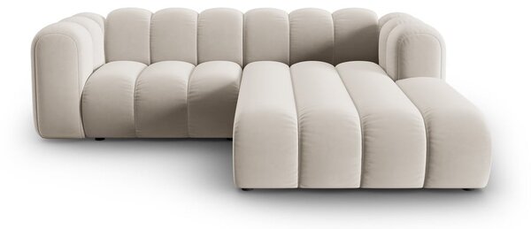 Divano angolare beige ad angolo destro Lupine - Micadoni Home