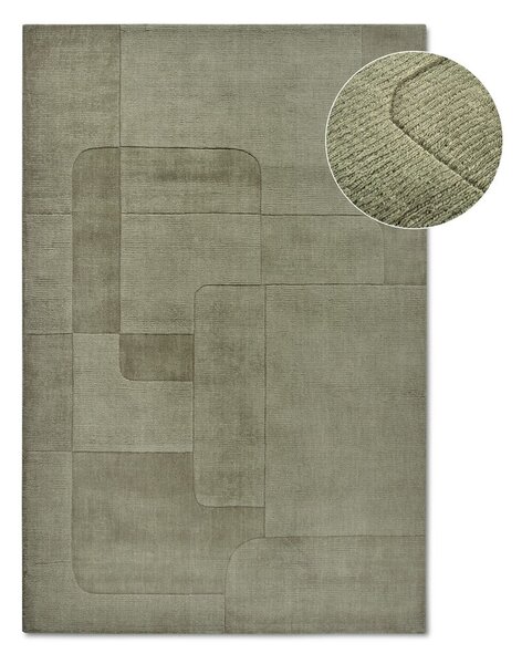 Tappeto verde in lana tessuto a mano 80x150 cm Charlotte - Villeroy&Boch